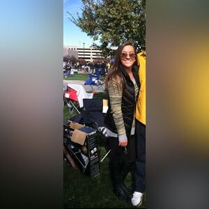 Vintage Havana Black Gray Yellow Gold Sweater